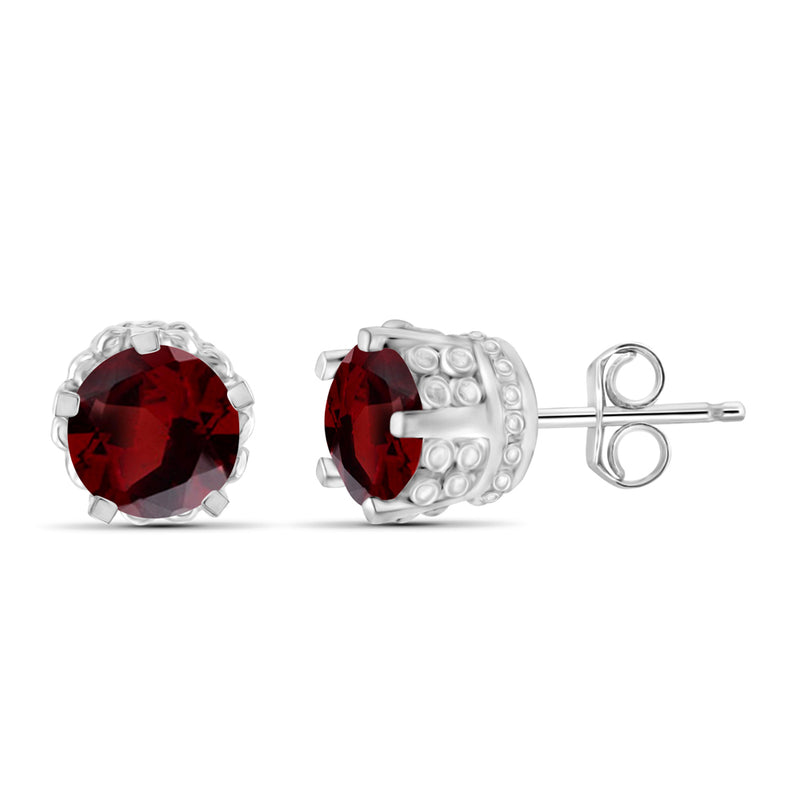 Birthstone Stud Earrings- Assorted Style & Color