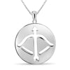 Zodiac Pendant in Sterling Silver- Assorted Styles