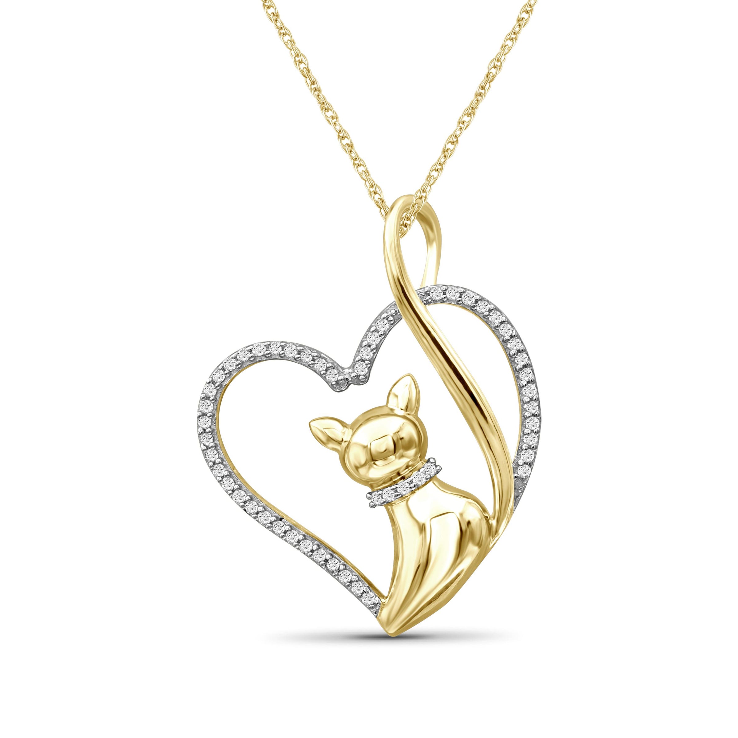 0.8Ct Round Simulated Diamond Women's Cat Necklace Pendant 14K White Gold  Plated | eBay