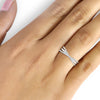 1/10 Carat T.W. White Diamond Sterling Silver Stackable Ring - Assorted Colors