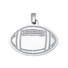 Football Name Pendant Sterling Silver