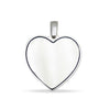 Heart Shaped Sterling Silver Pendant